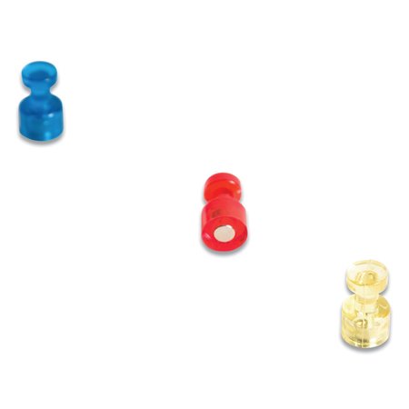 U BRANDS Magnetic Push Pins, Assorted, 0.75, PK6 5169U00-24